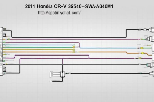 connection diagram honda cr-v 2011 accssory p/n 39540-swa-a040-m1