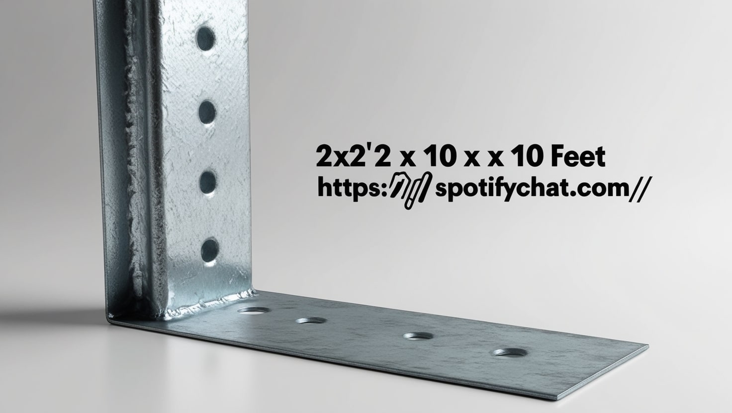 2x2 inch x 10 feet 16 gauge galvanized corner brace