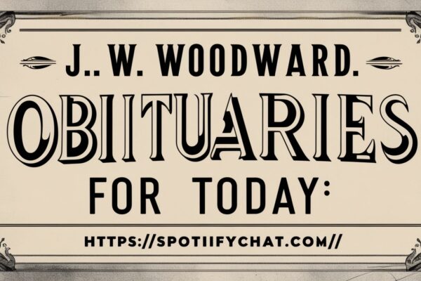 j.w. woodward obituaries for today