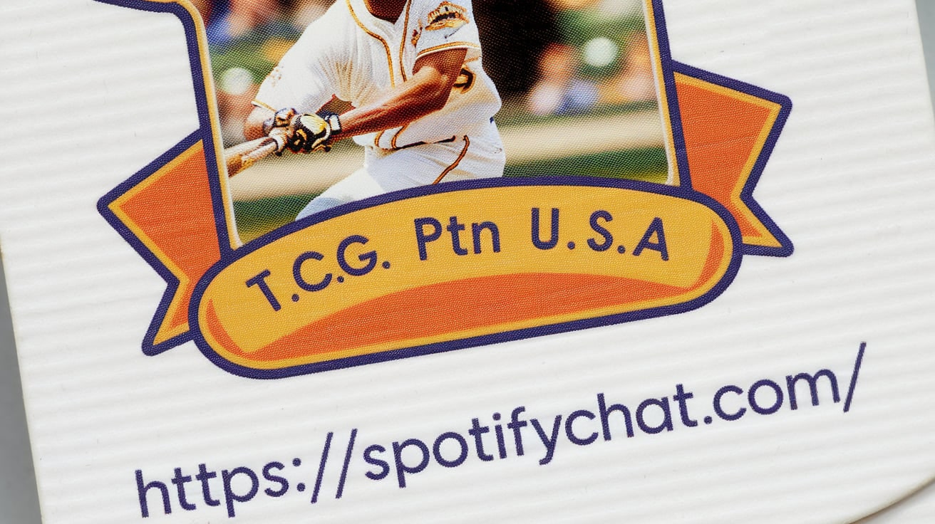 t.c.g. prtd. in u.s.a baseball cards