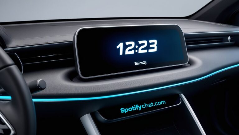 baimoqi car digital clock